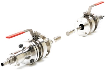 F-Probes Mounted with Ball Valves-image